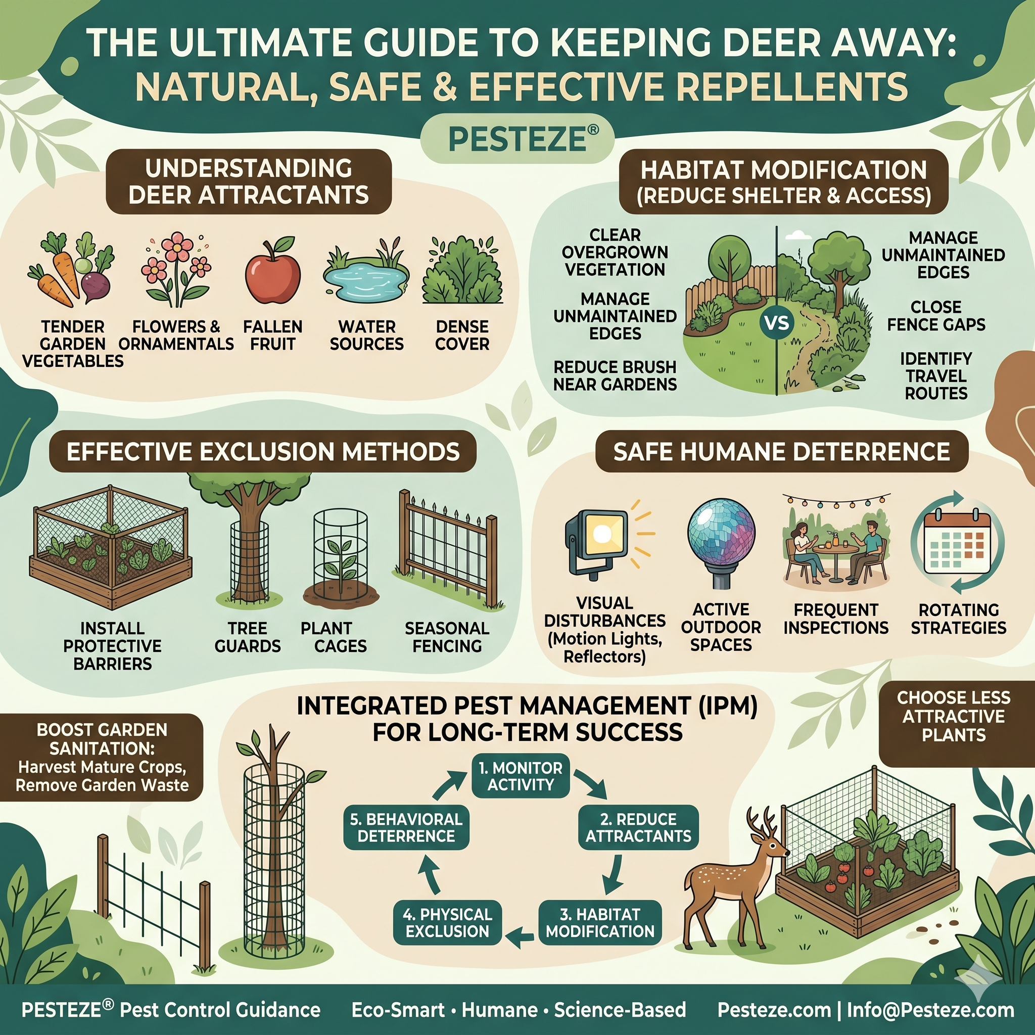 THE ULTIMATE GUIDE TO KEEPING DEER AWAY WITH NATURAL, SAFE REPELLENTS