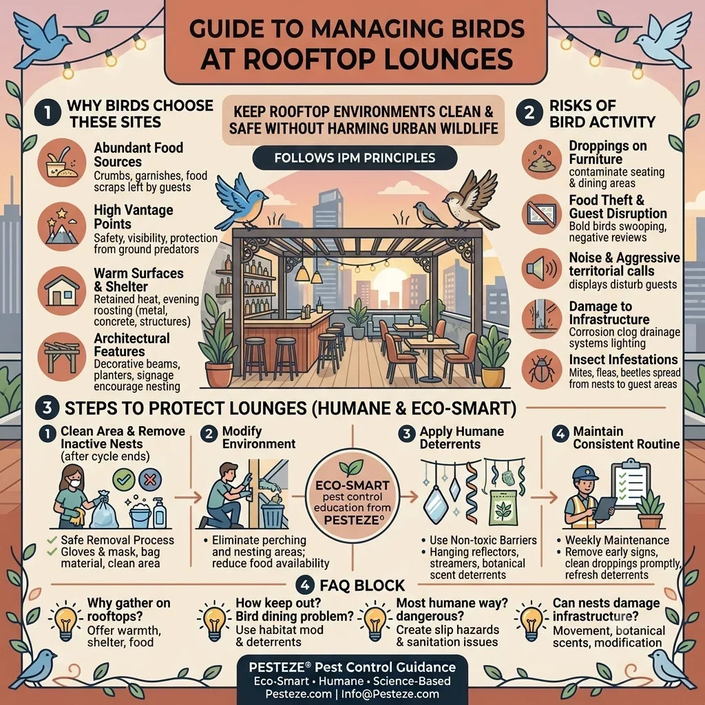 BIRD CONTROL STRATEGIES FOR ROOFTOP LOUNGES AND BARS