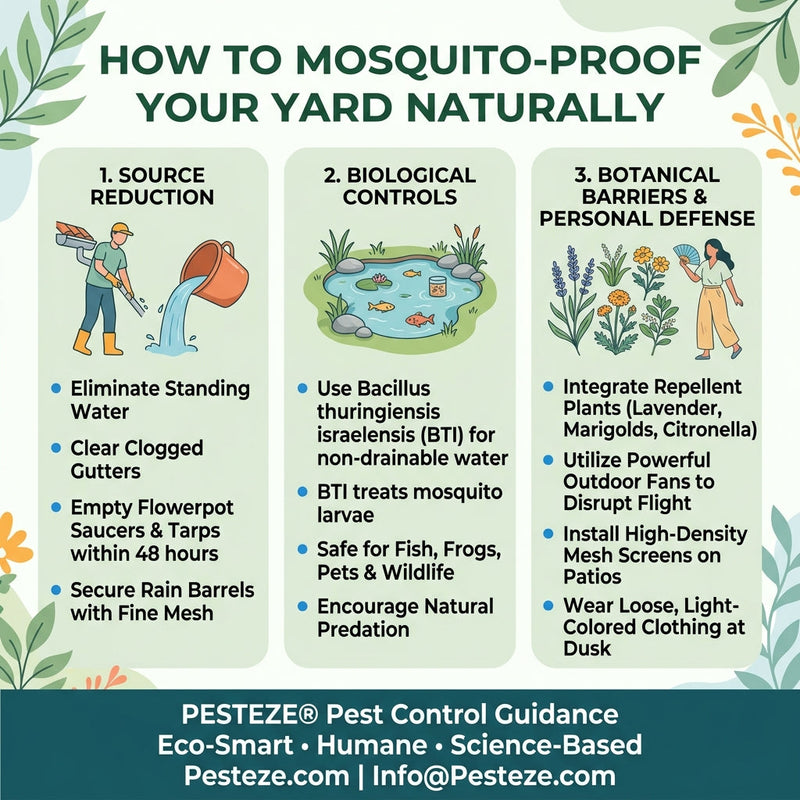 HOW TO MOSQUITO-PROOF YOUR YARD: COMPLETE NATURAL GUIDE