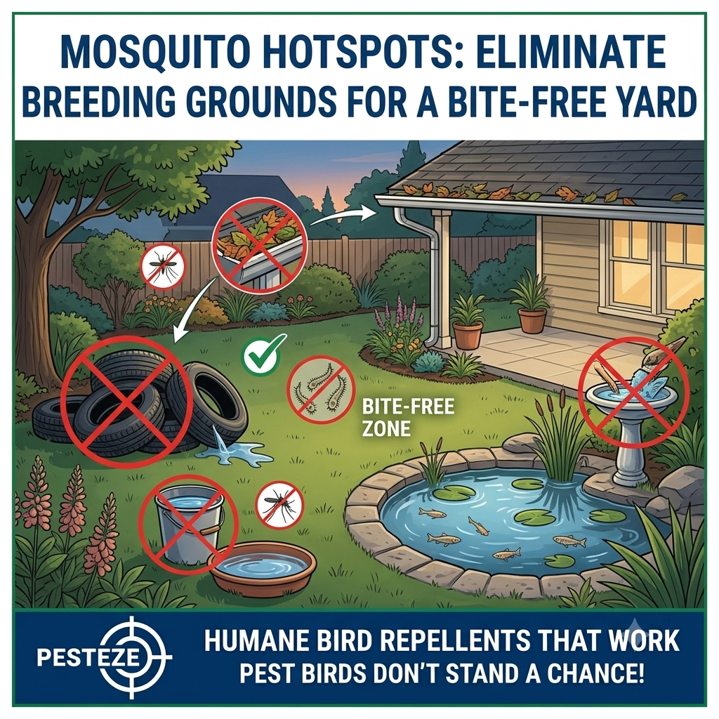 MOSQUITO HOTSPOTS: ELIMINATE BREEDING GROUNDS FOR A BITE-FREE YARD