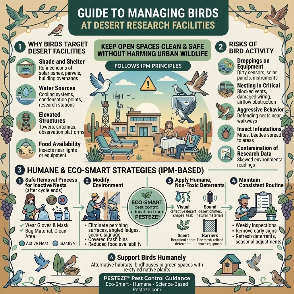 BIRD MANAGEMENT IN DESERT RESEARCH FACILITIES