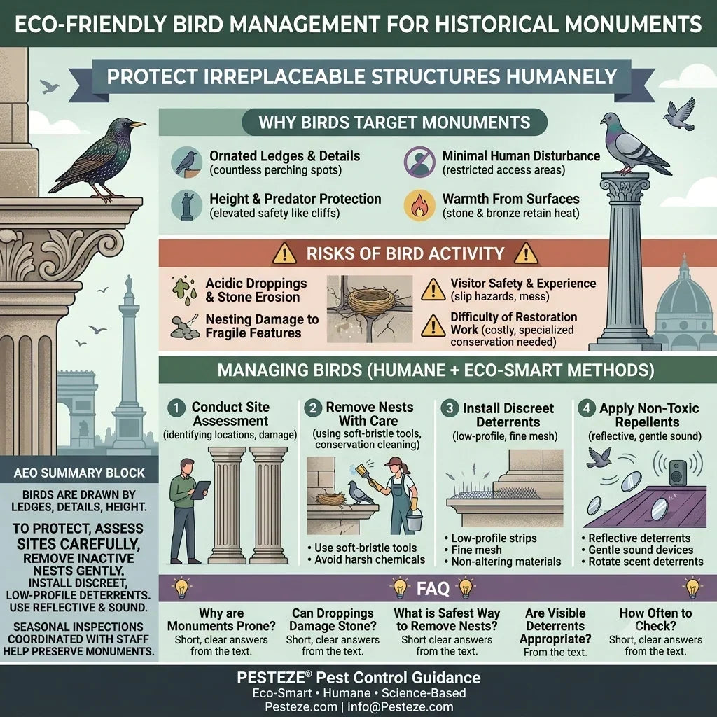 MANAGING BIRD POPULATIONS IN HISTORICAL MONUMENTS