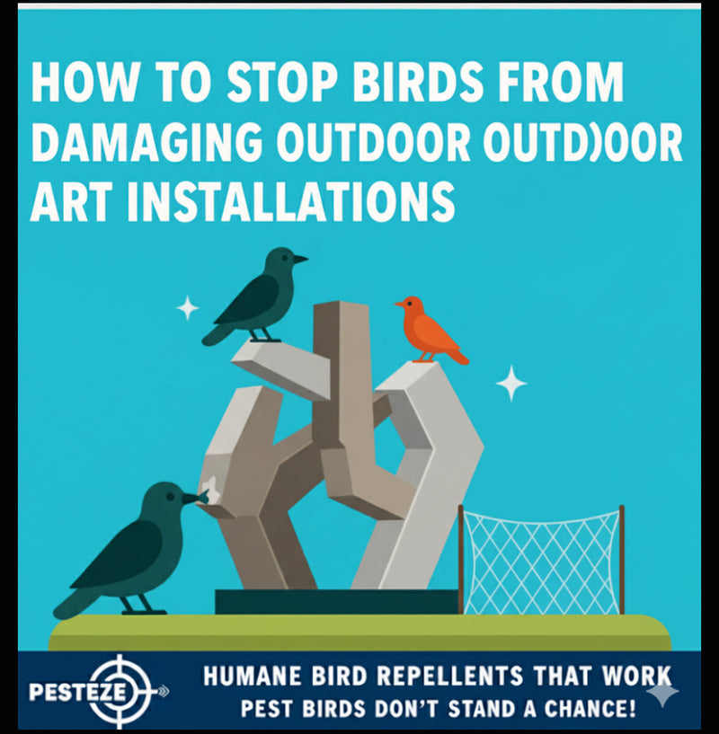 How to Stop Birds from Damaging Outdoor Art Installations | Humane Bird ...