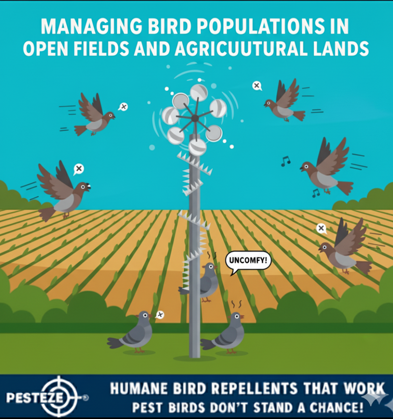 MANAGING BIRD POPULATIONS IN OPEN FIELDS AND AGRICULTURAL LANDS