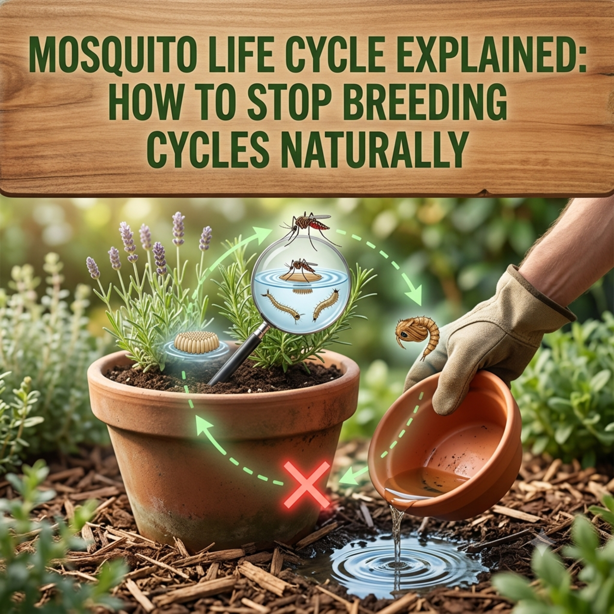 MOSQUITO LIFE CYCLE EXPLAINED: HOW TO STOP BREEDING CYCLES NATURALLY