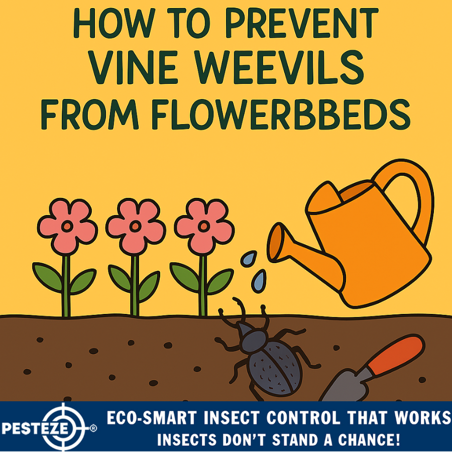 HOW TO PREVENT VINE WEEVILS FROM FLOWERBEDS