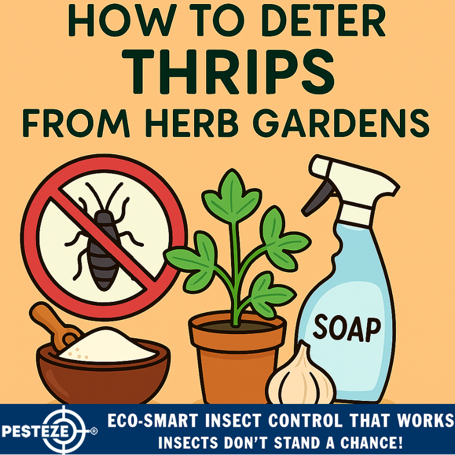 HOW TO DETER THRIPS FROM HERB GARDENS