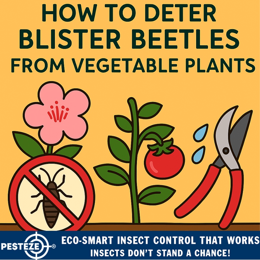 HOW TO DETER BLISTER BEETLES FROM VEGETABLE PLANTS