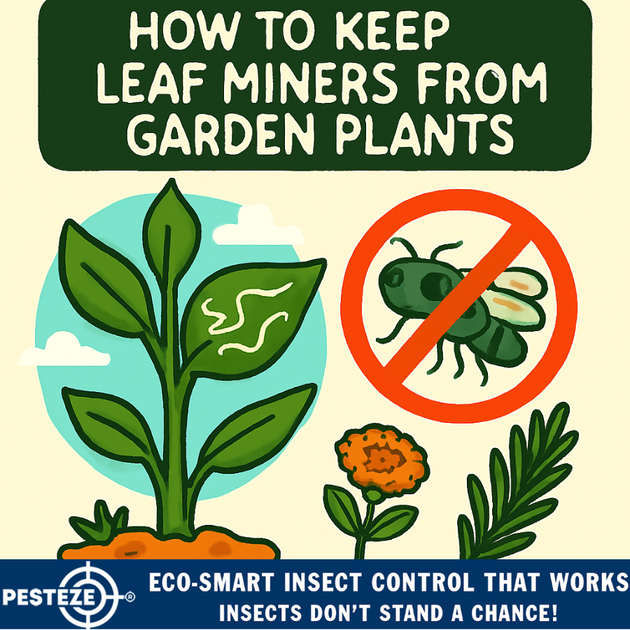HOW TO KEEP LEAF MINERS FROM GARDEN PLANTS