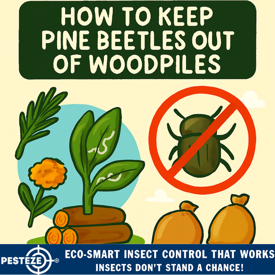 HOW TO KEEP PINE BEETLES OUT OF WOODPILES