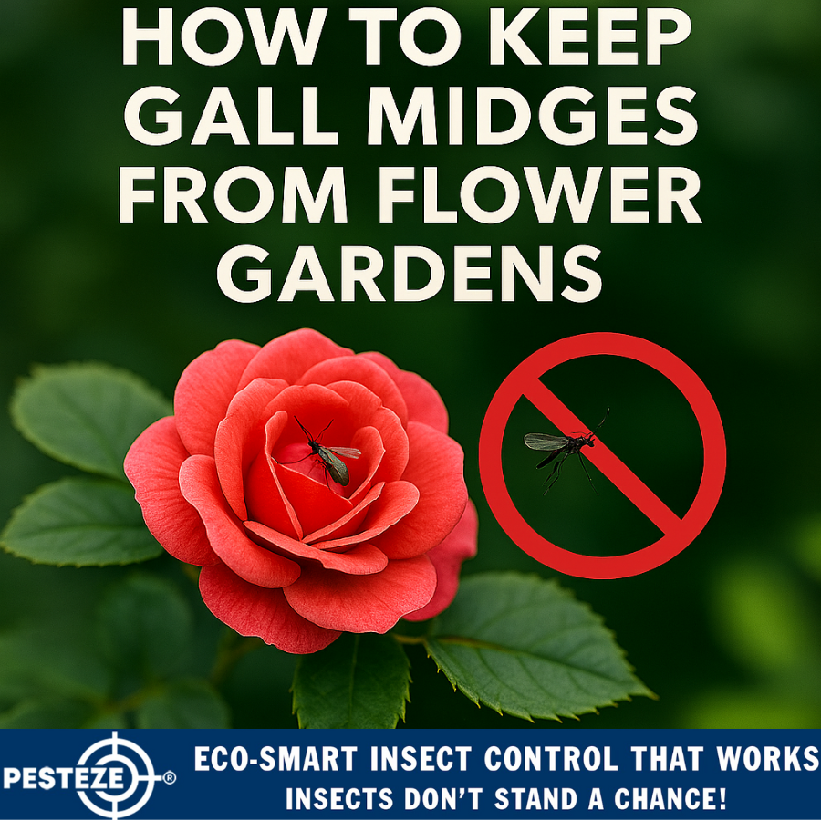 HOW TO KEEP GALL MIDGES FROM FLOWER GARDENS