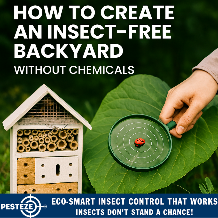 HOW TO CREATE AN INSECT-FREE BACKYARD WITHOUT CHEMICALS