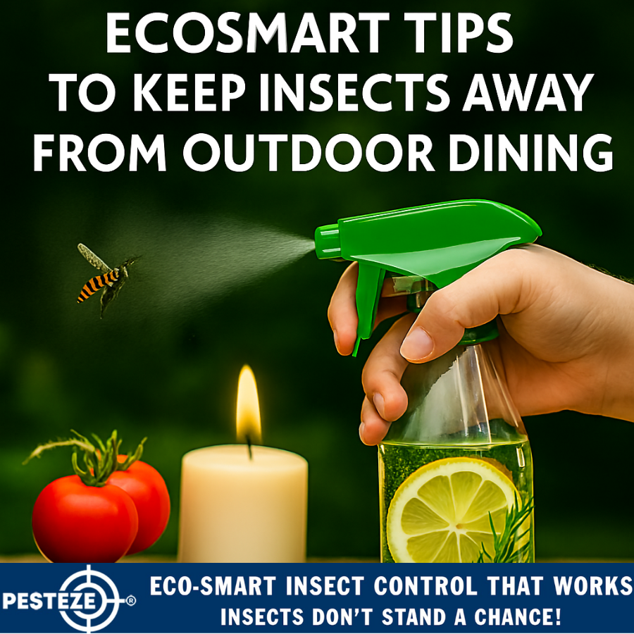 ECOSMART TIPS TO KEEP INSECTS AWAY FROM OUTDOOR DINING
