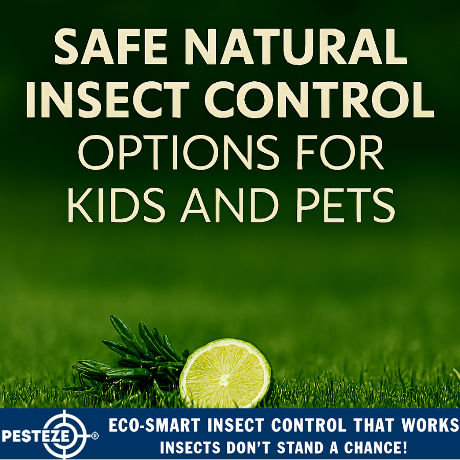 SAFE NATURAL INSECT CONTROL OPTIONS FOR KIDS AND PETS