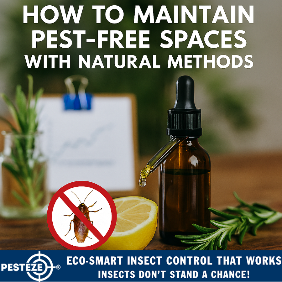 HOW TO MAINTAIN PEST-FREE SPACES WITH NATURAL METHODS