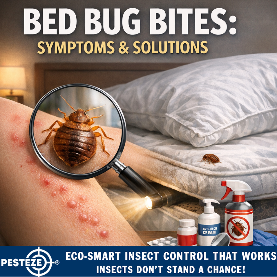 BED BUG BITES: SYMPTOMS & SOLUTIONS