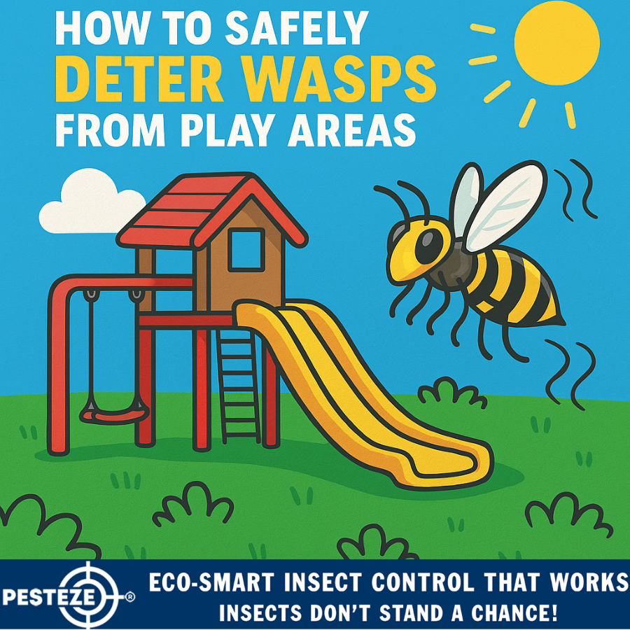 HOW TO SAFELY DETER WASPS FROM PLAY AREAS