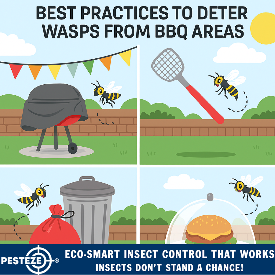 BEST PRACTICES TO DETER WASPS FROM BBQ AREAS