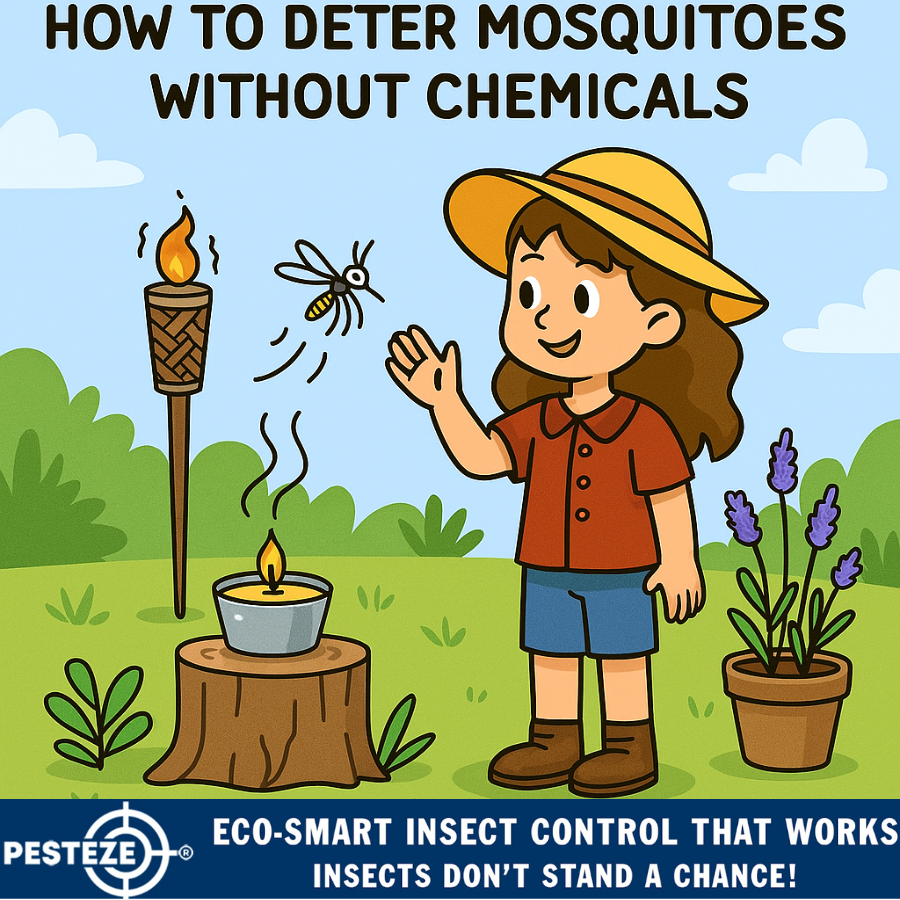 HOW TO DETER MOSQUITOES WITHOUT CHEMICALS