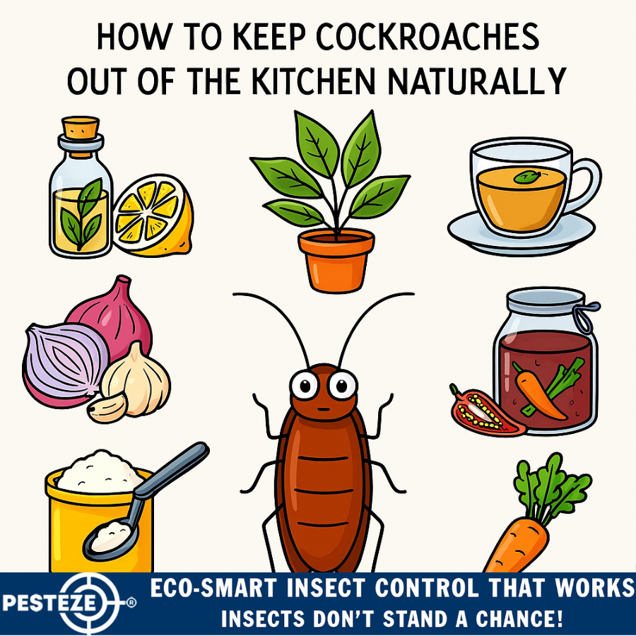 HOW TO KEEP COCKROACHES OUT OF THE KITCHEN NATURALLY