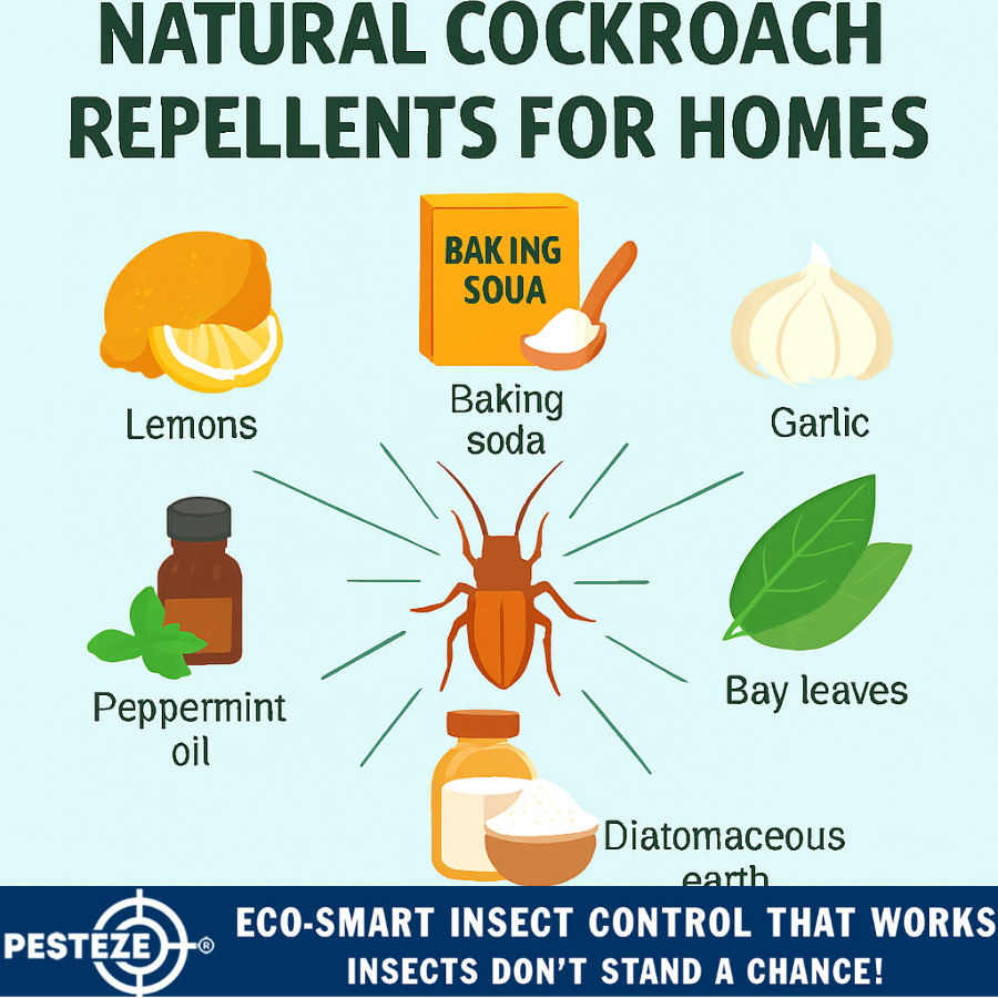 NATURAL COCKROACH REPELLENTS FOR HOMES