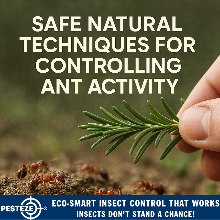 SAFE NATURAL TECHNIQUES FOR CONTROLLING ANT ACTIVITY