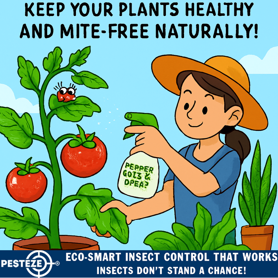 KEEP YOUR PLANTS HEALTHY AND MITE-FREE NATURALLY!