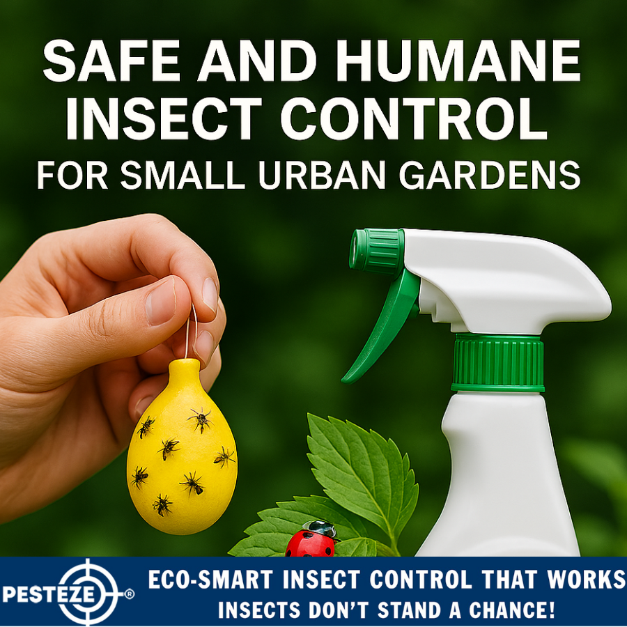 SAFE AND HUMANE INSECT CONTROL FOR SMALL URBAN GARDENS