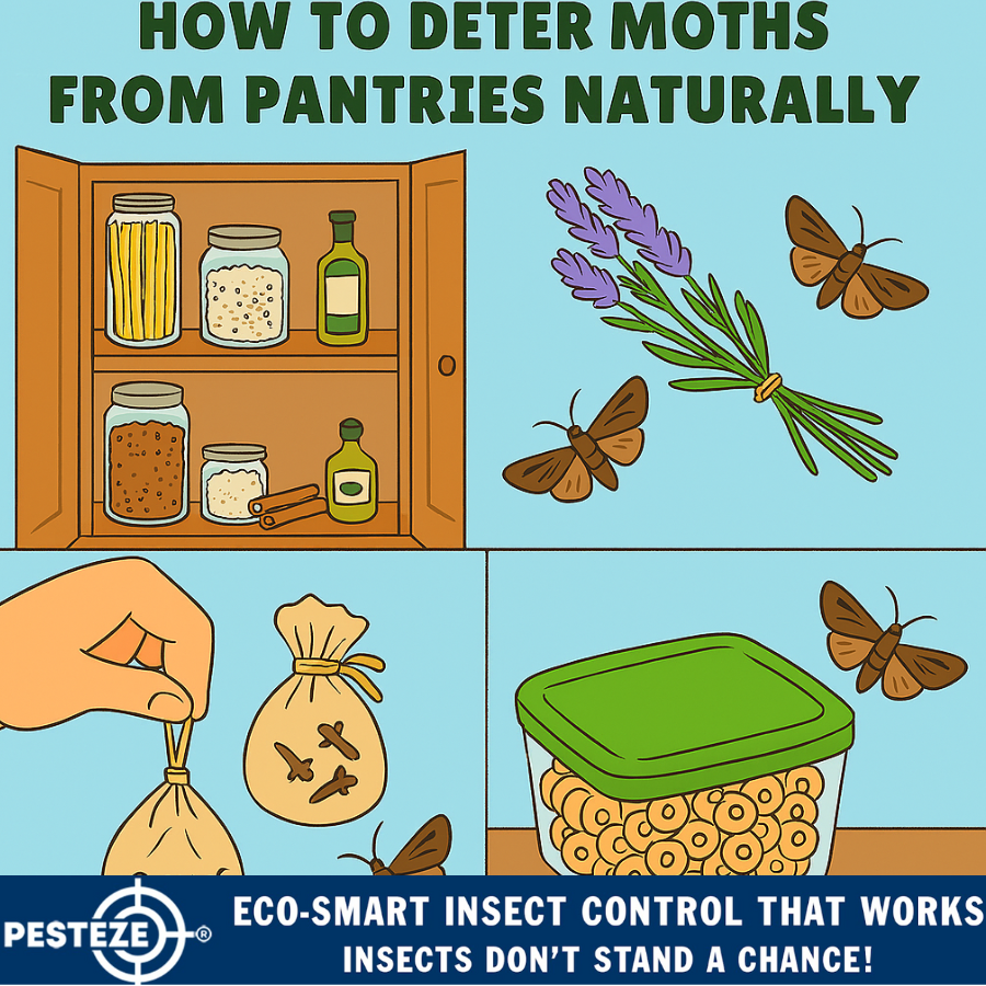 HOW TO DETER MOTHS FROM PANTRIES NATURALLY