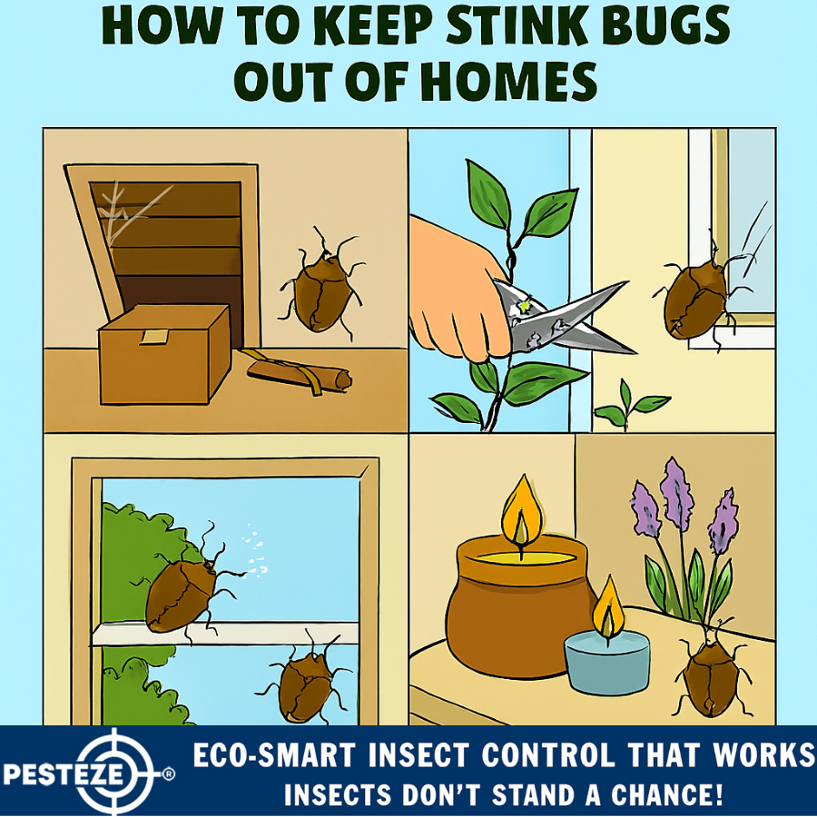 HOW TO KEEP STINK BUGS OUT OF HOMES