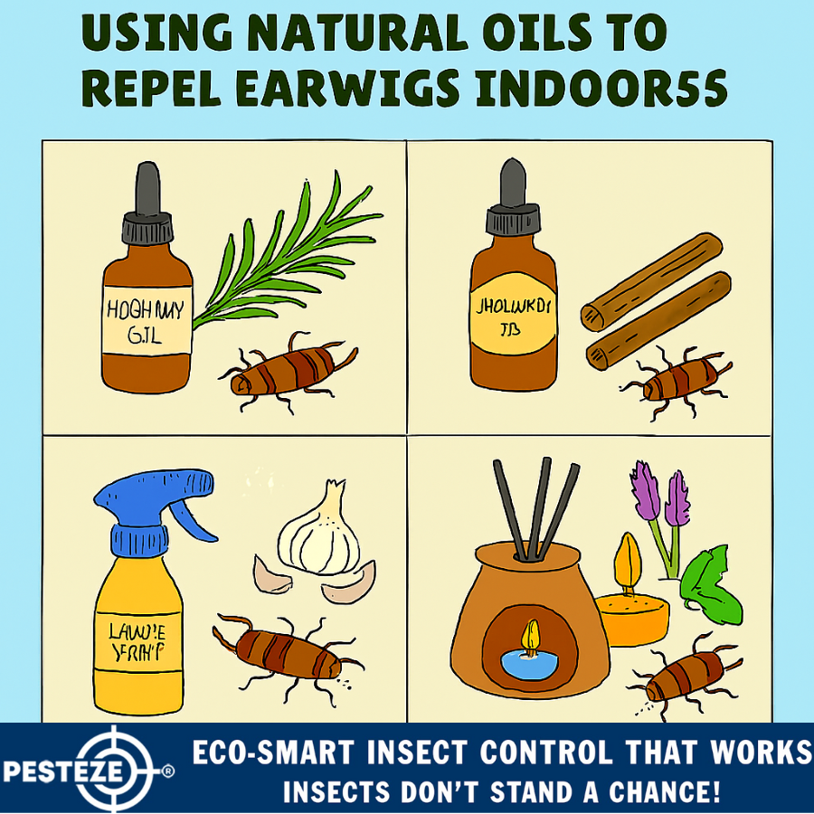 USING NATURAL OILS TO REPEL EARWIGS INDOORS