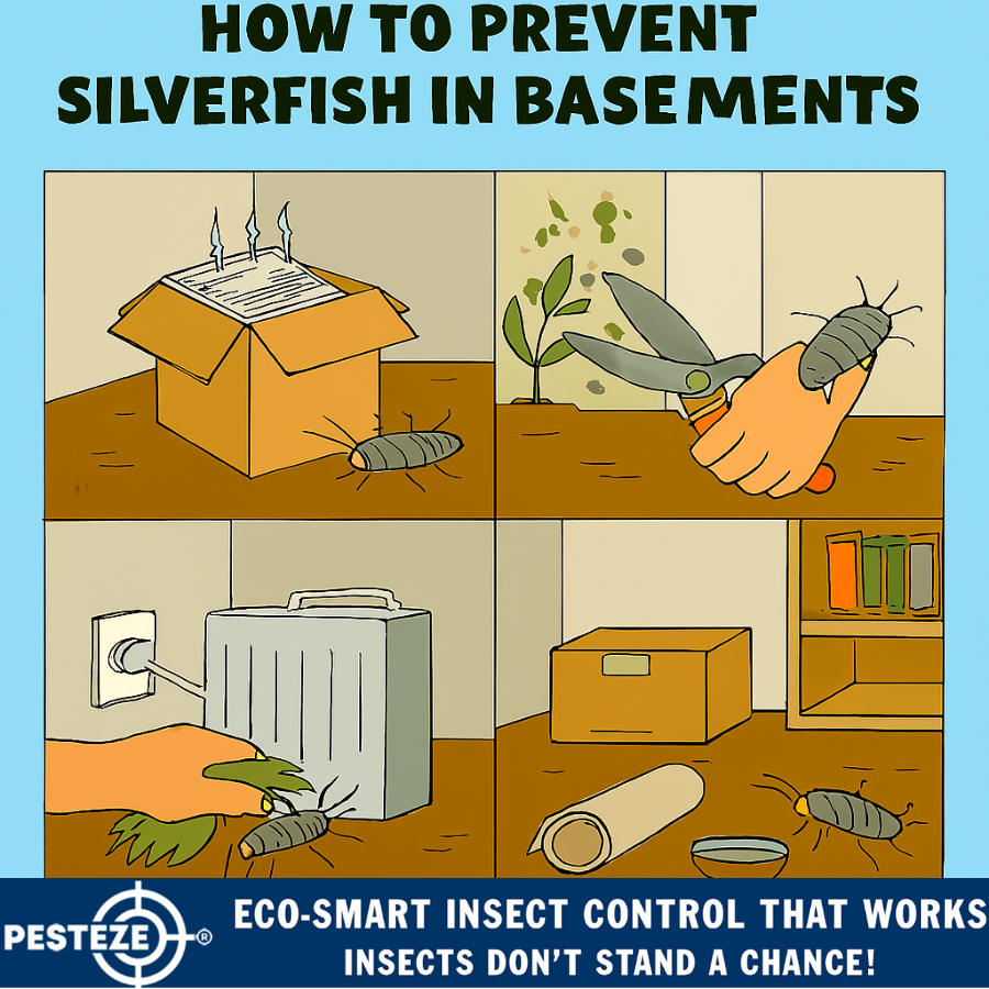 HOW TO PREVENT SILVERFISH IN BASEMENTS