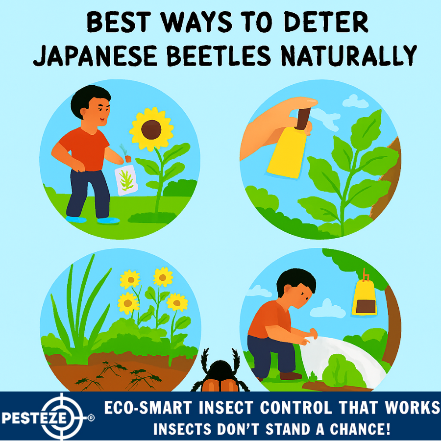 BEST WAYS TO DETER JAPANESE BEETLES NATURALLY