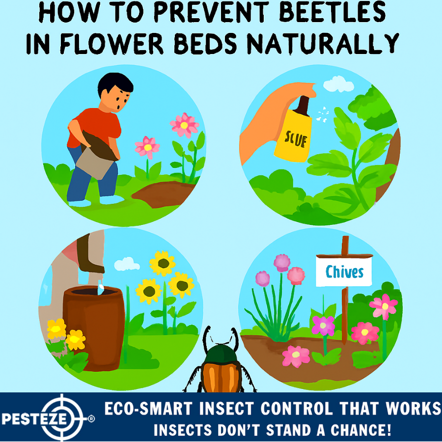 HOW TO PREVENT BEETLES IN FLOWER BEDS NATURALLY