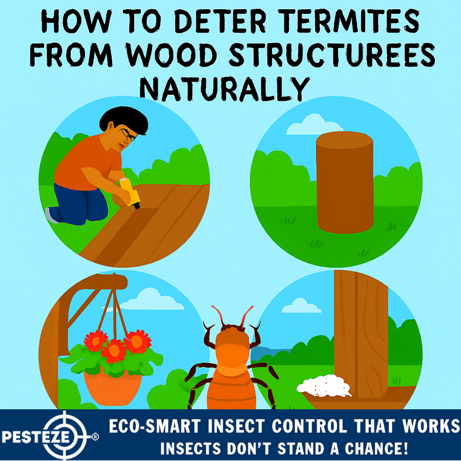 HOW TO DETER TERMITES FROM WOOD STRUCTURES NATURALLY