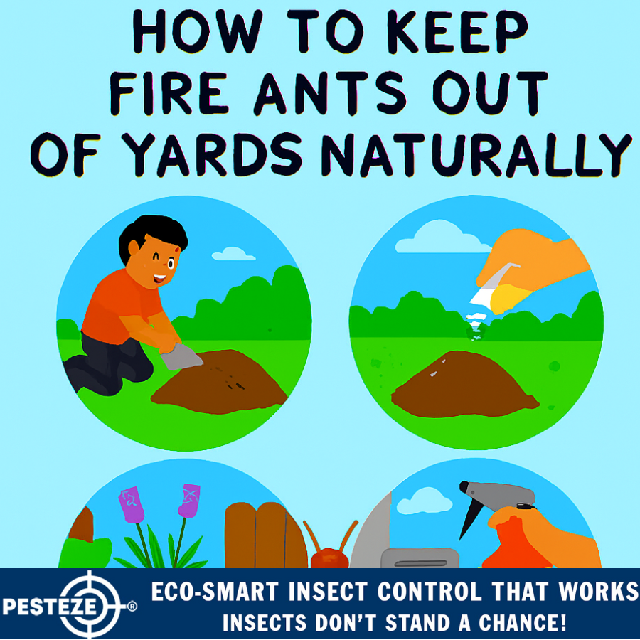 HOW TO KEEP FIRE ANTS OUT OF YARDS NATURALLY