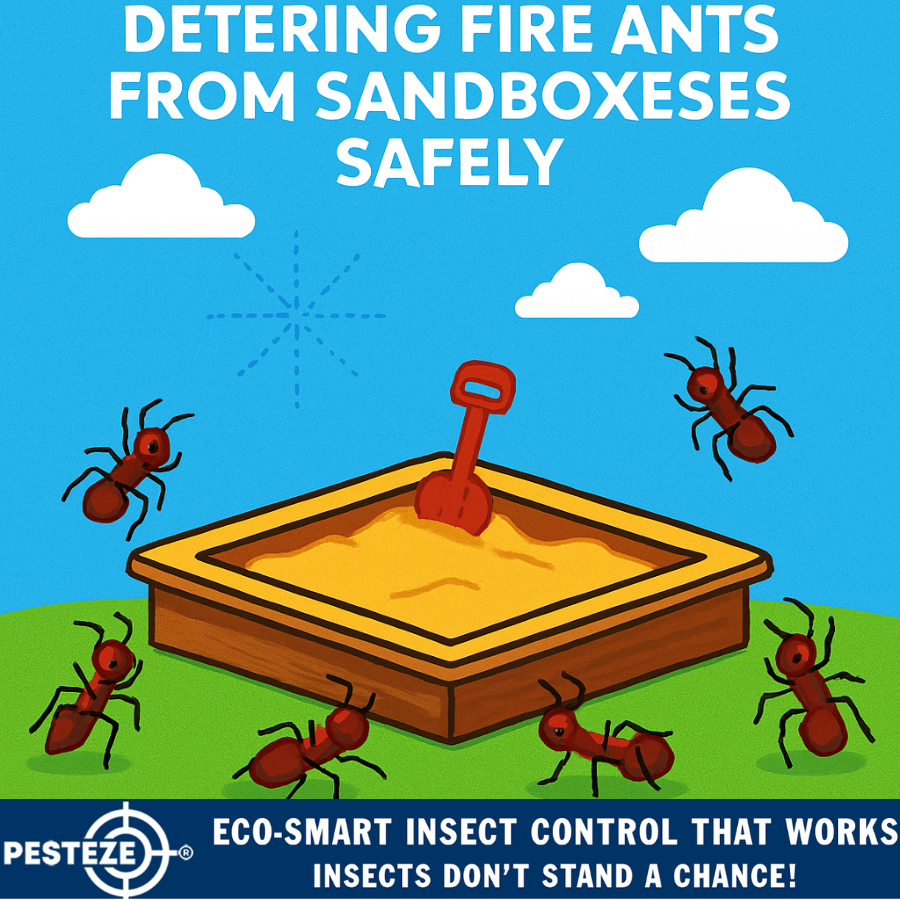DETERING FIRE ANTS FROM SANDBOXES SAFELY
