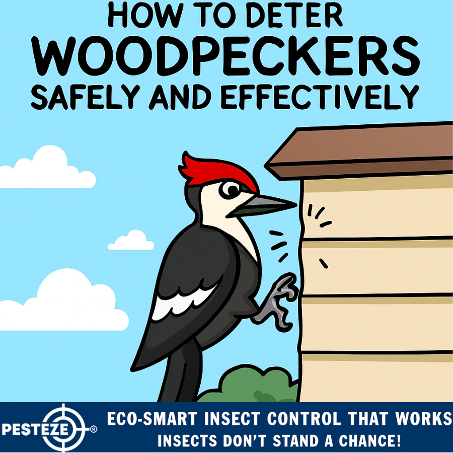 HOW TO DETER WOODPECKERS SAFELY AND EFFECTIVELY