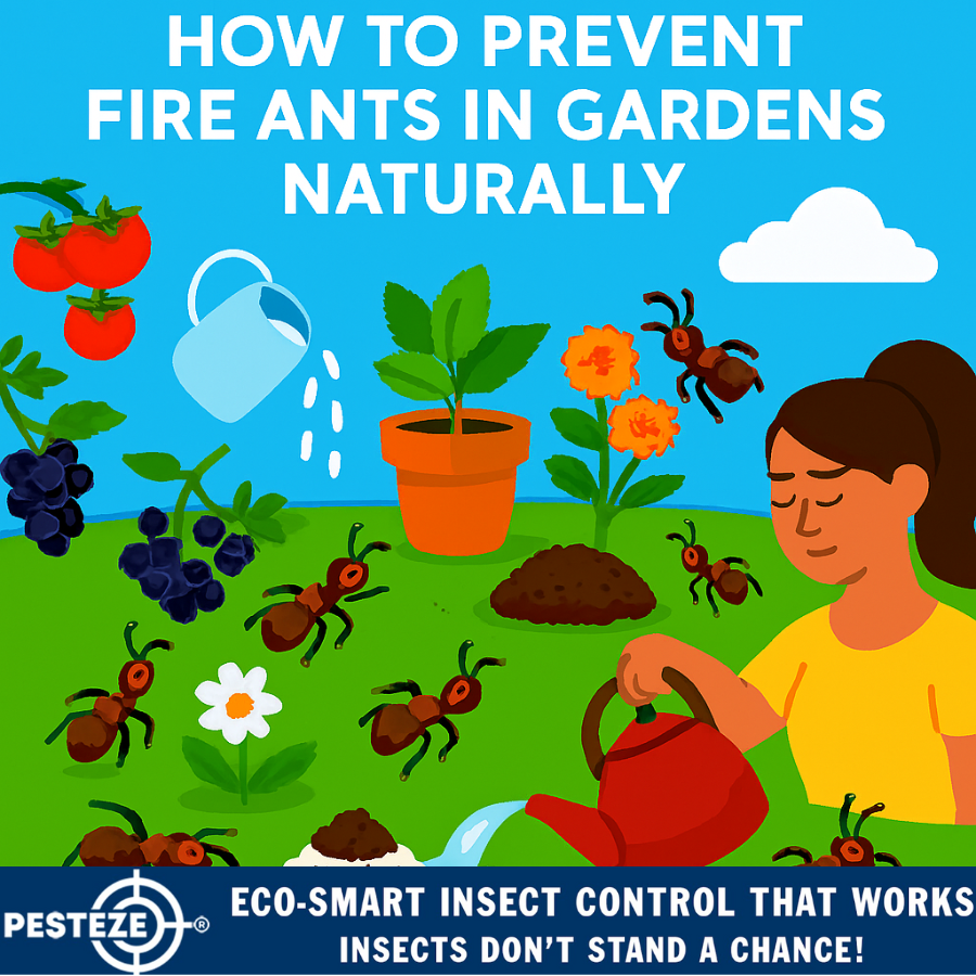 HOW TO PREVENT FIRE ANTS IN GARDENS NATURALLY