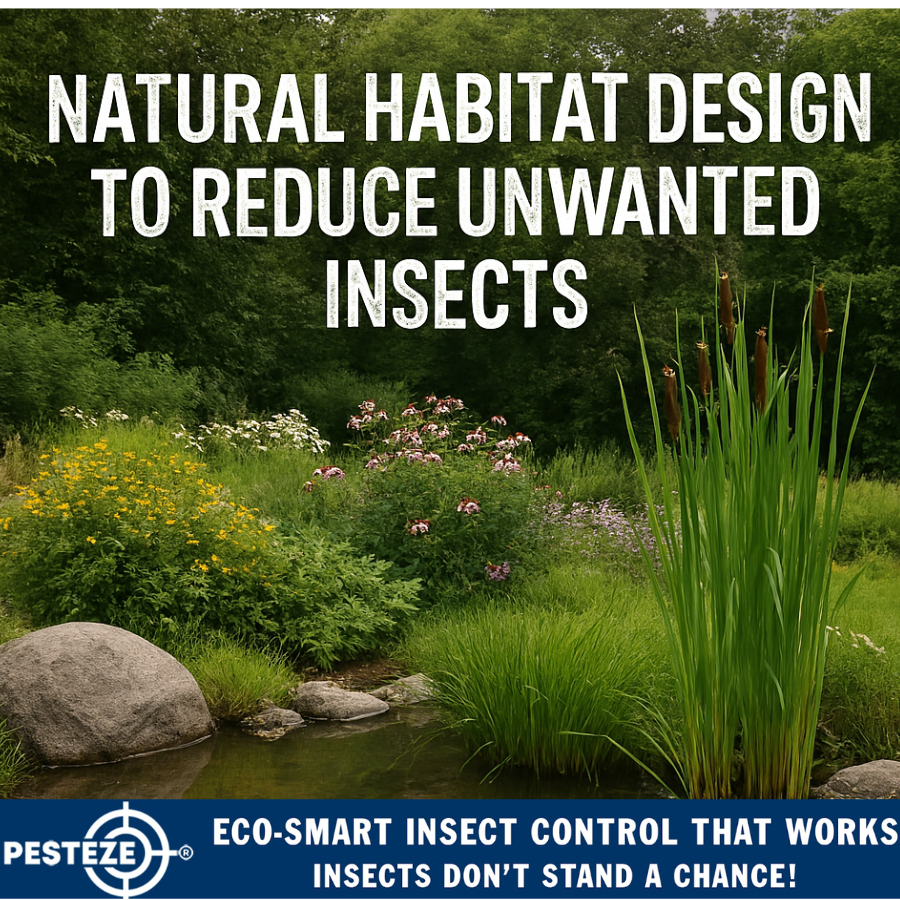 NATURAL HABITAT DESIGN TO REDUCE UNWANTED INSECTS