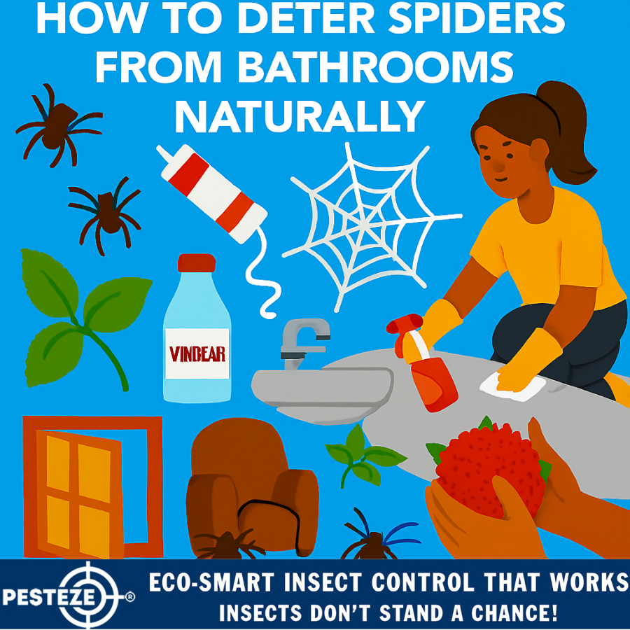 HOW TO DETER SPIDERS FROM BATHROOMS NATURALLY