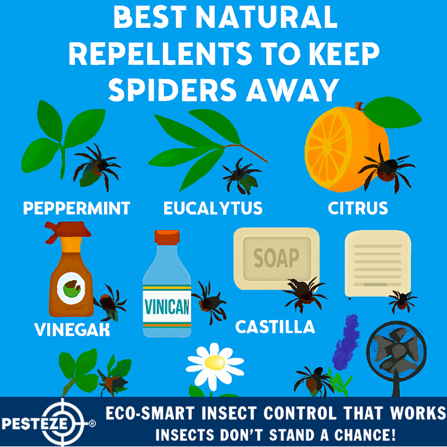 BEST NATURAL REPELLENTS TO KEEP SPIDERS AWAY