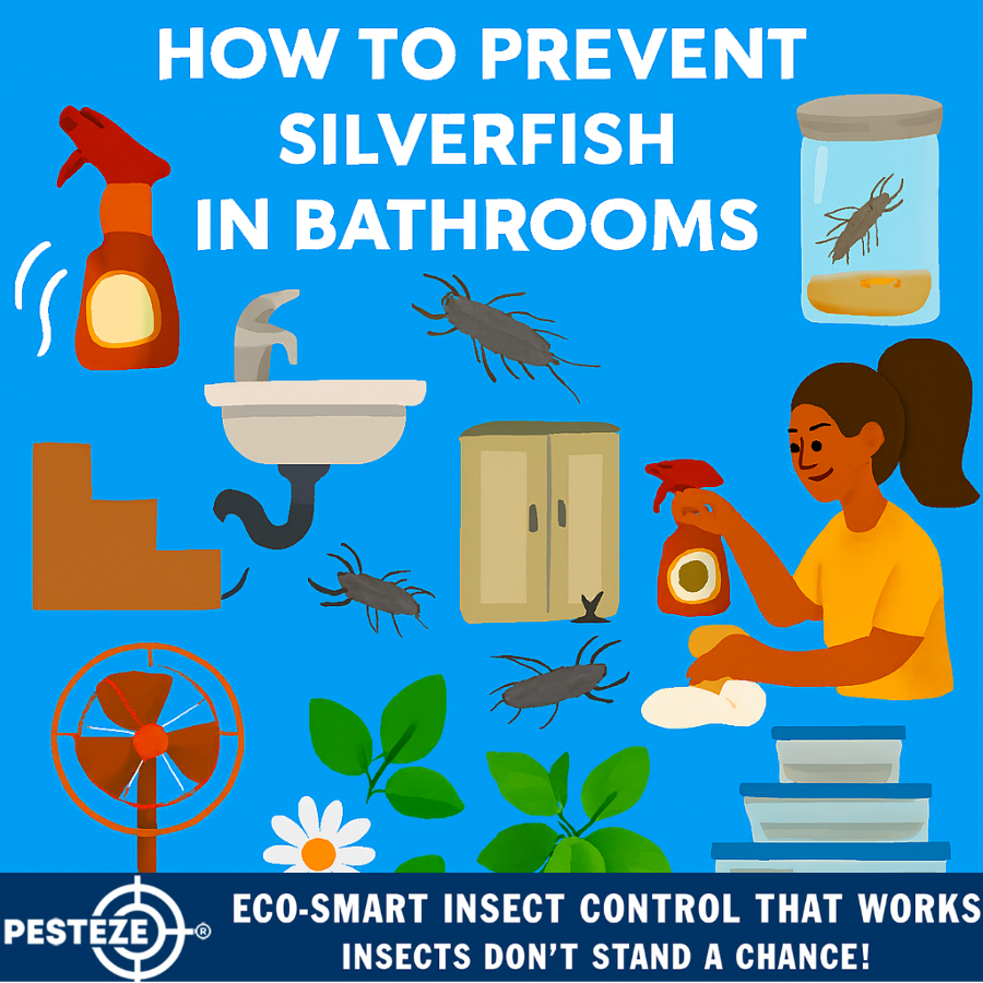 HOW TO PREVENT SILVERFISH IN BATHROOMS