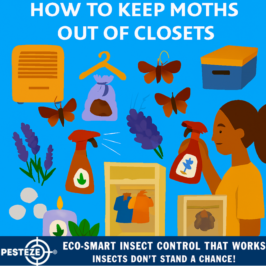 HOW TO KEEP MOTHS OUT OF CLOSETS