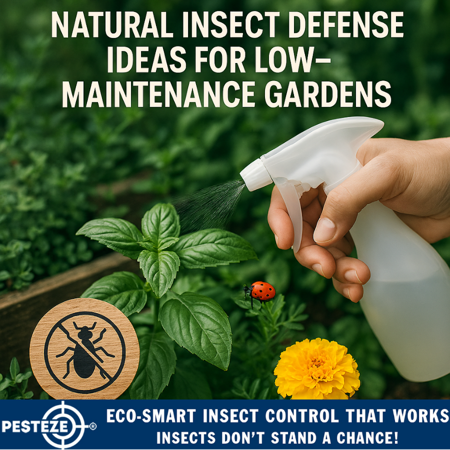 NATURAL INSECT DEFENSE IDEAS FOR LOW-MAINTENANCE GARDENS