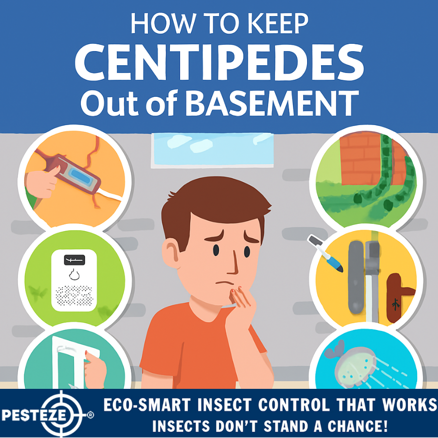 HOW TO KEEP CENTIPEDES OUT OF BASEMENT