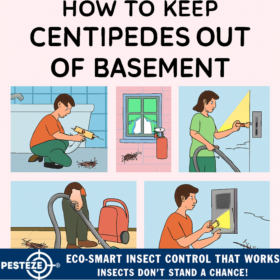 DETERING CENTIPEDES FROM BATHROOM
