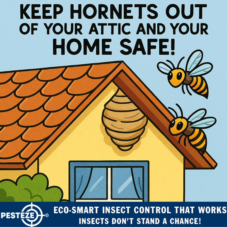 KEEP HORNETS OUT OF YOUR ATTIC AND YOUR HOME SAFE!