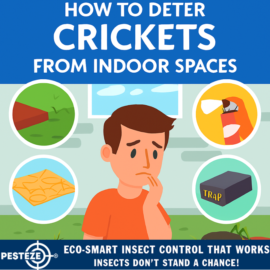 HOW TO DETER CRICKETS FROM INDOOR SPACES