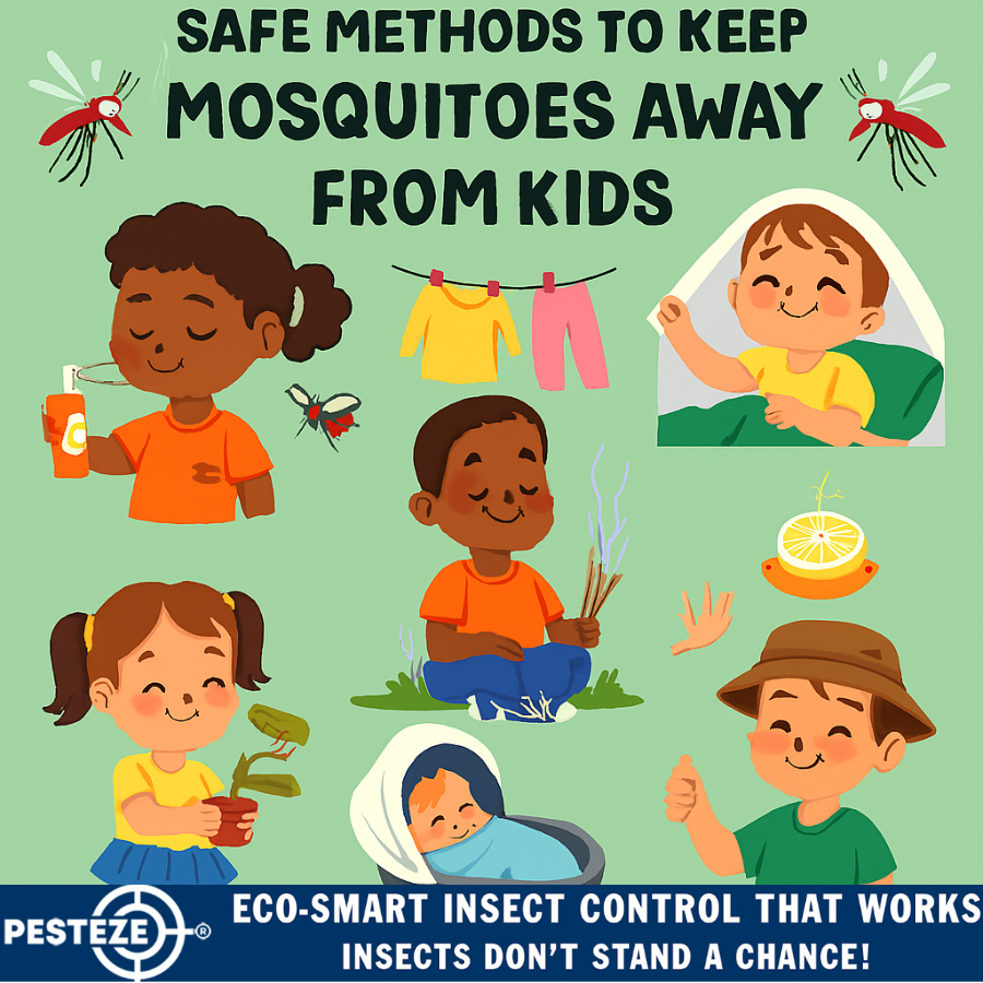 SAFE METHODS TO KEEP MOSQUITOES AWAY FROM KIDS